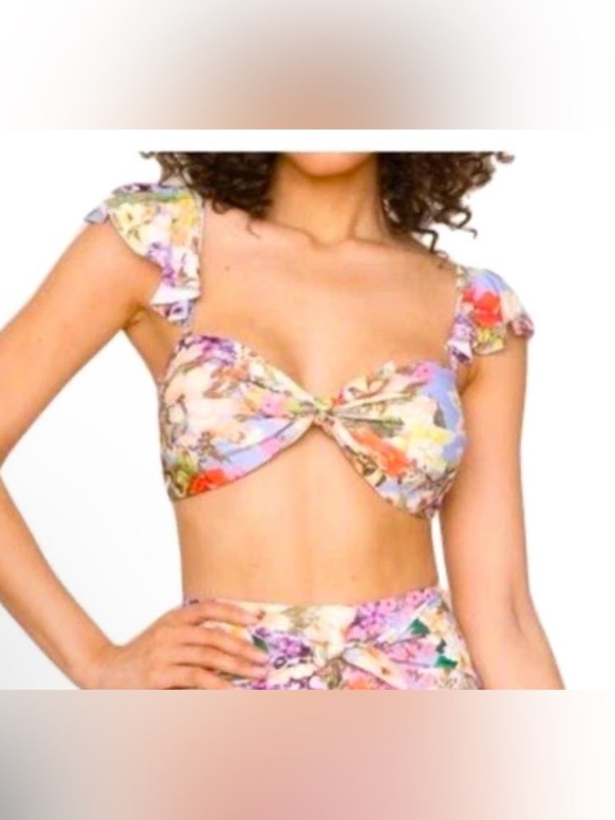 Yumi Kim Women's Garden Light Oasis Nautical Swimsuit Top Medium Nwt